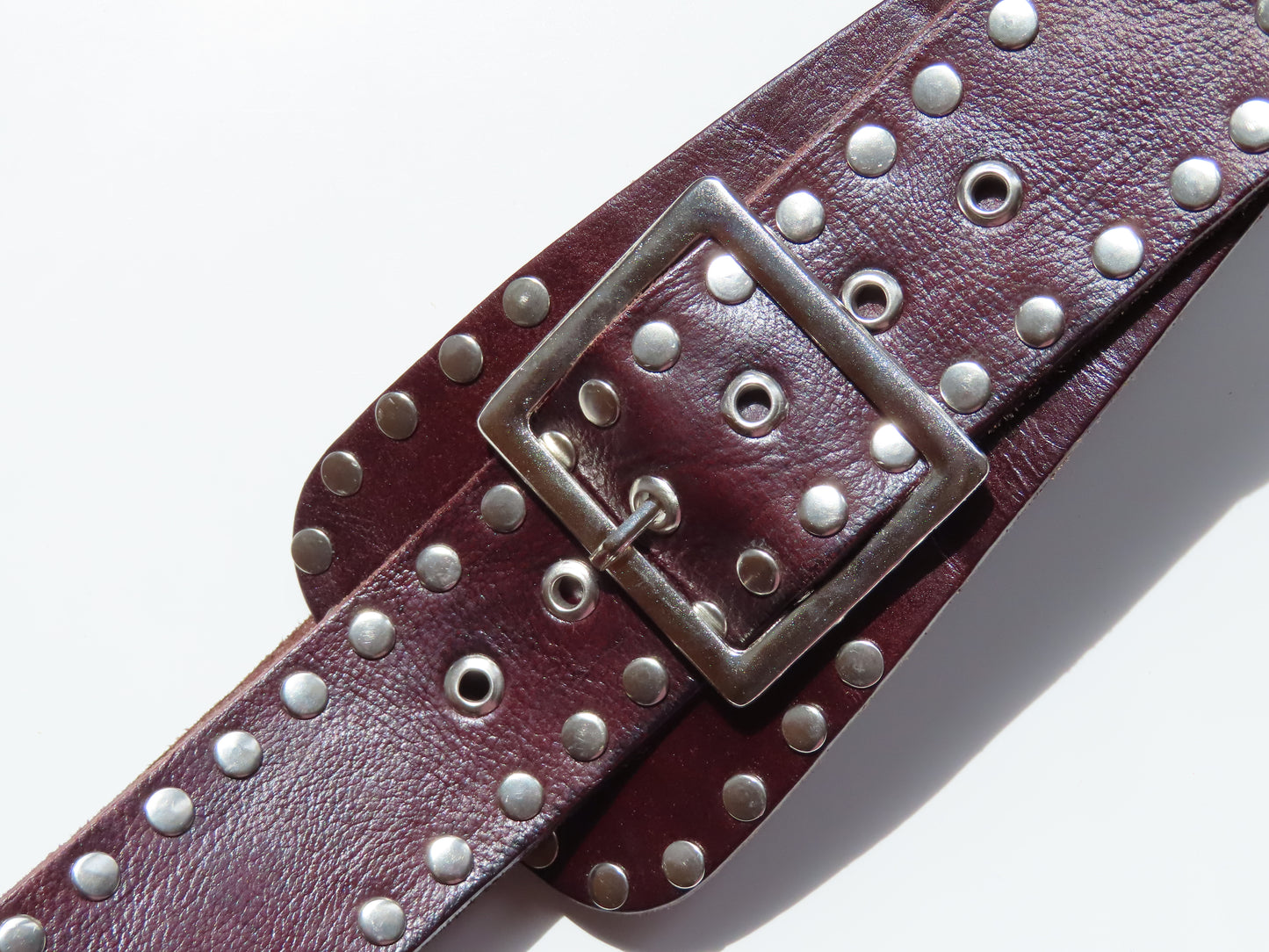 CINTURON MARRON FAJIN TACHAS